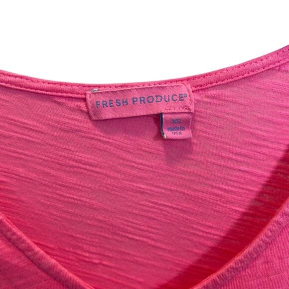 Fresh Produce Papaya Pink Melody Ruffle Knee Length Sleeveless Dress Size XS - Picture 8 of 8